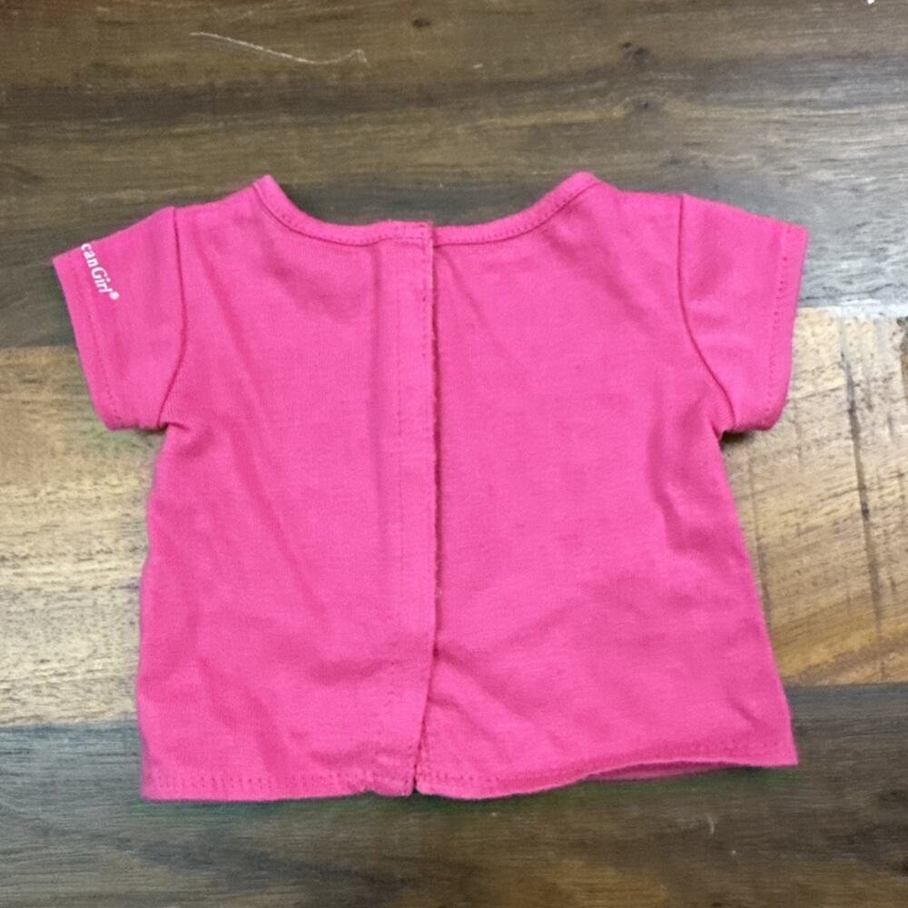 American Girl 3 Piece Bundle Pink Shirt, Pants and Sandals - Picture 3 of 7